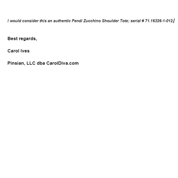 authentic Fendi Hand Bag Brown Canvas - Picture 10 of 10